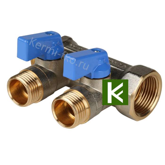 Коллектор никелированный STOUT SMB 6201 341202